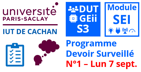 [S3 2020] Programme du DS SEI N°1